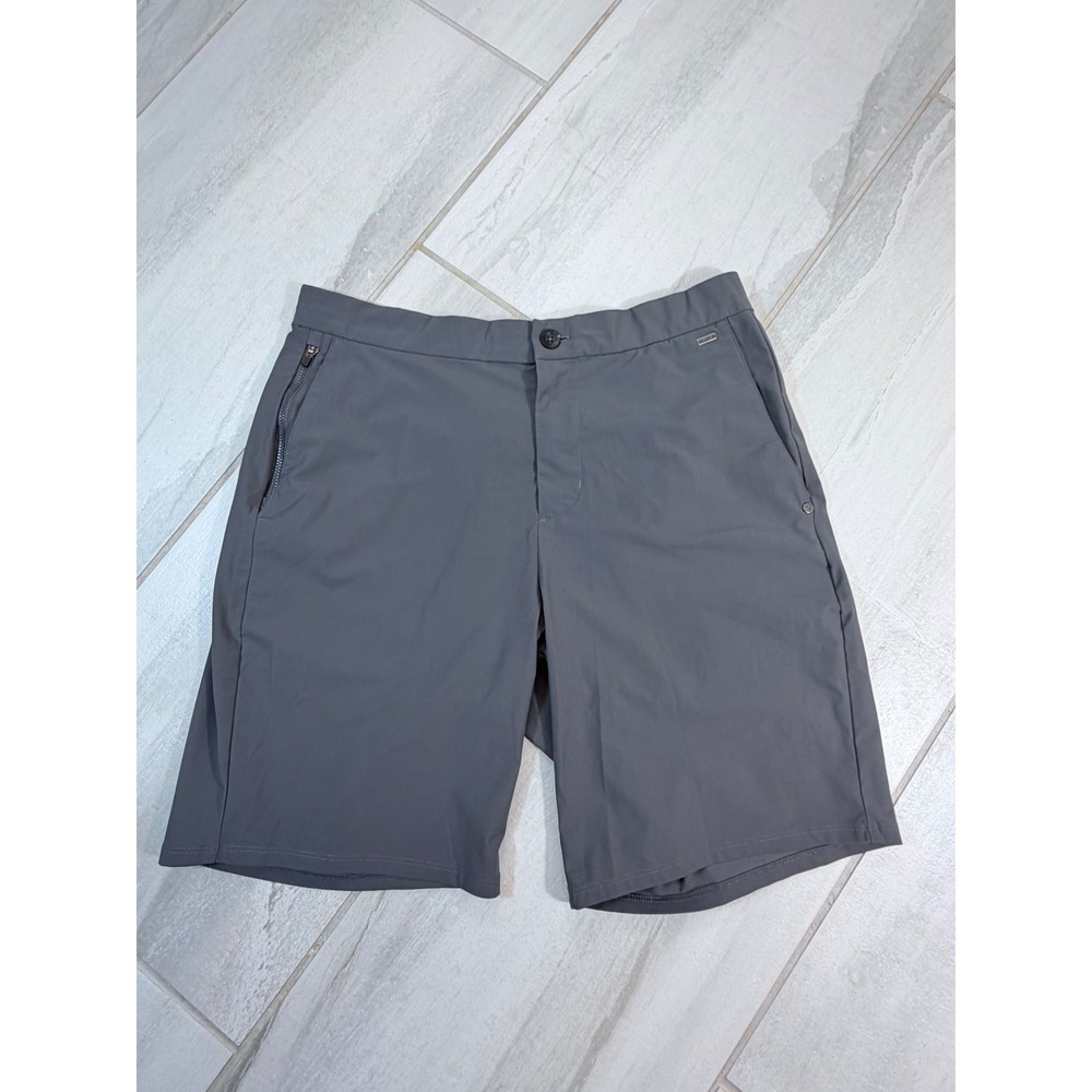 Vuori Aim Shorts Charcoal Gray Mens Size L V386 Performance Stretch Activewear